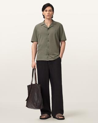 ALLSAINTS Рубашка с коротким рукавом Hudson M081Sa-6907