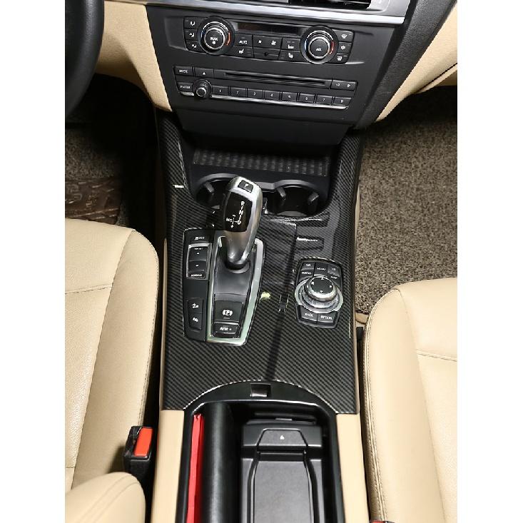 Наклейка-декоративная накладка на панель переключения передач центральной консоли автомобиля, подходит для BMW X3 F25 X4 F26 2011-2017, автоинтерьер