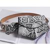 Korean Version of Mini Pockets Ladies PU Leather Waist Belt Bag Women Mini Disco Waist Pack