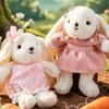 Clothed Bunny Bunny Plush Toy Long Ear Rabbit Plushie Stuffed Animal Rabbit  Girls Gift