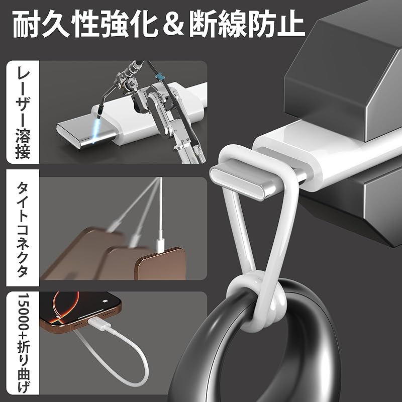 iPhone 16 15 Cable USB C Type C PD Quick Charge [USB C-C Charging Cable 1M Set of 2] Super Durable High Speed Data Synchronization iPhone16/iPhone Pro