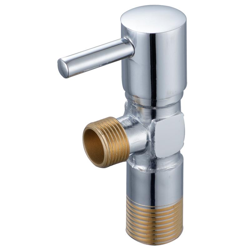 Bathroom Forged Brass 1/2 *3/8 Angle Stop Valve Angle Cock Toilet Angle Valve