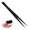 Stainless Steel Dual Head Nail Art Nippers Tweezers Clip Rhinestone Gem Picker