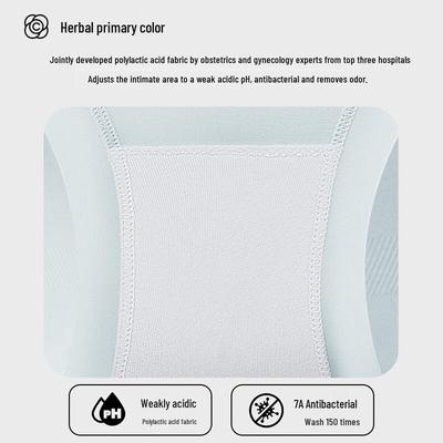 Женские бесшовные антибактериальные дышащие трусики из полилактидной кислоты (3-Pack)