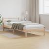 vidaXL Bed Frame with Headboard 80x220 Cm Solid Pine Wood 869774