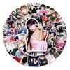 50 стикеров Blackpink: Водонепроницаемые наклейки с граффити корейских девушек для самостоятельного оформления скейтбордов и багажа