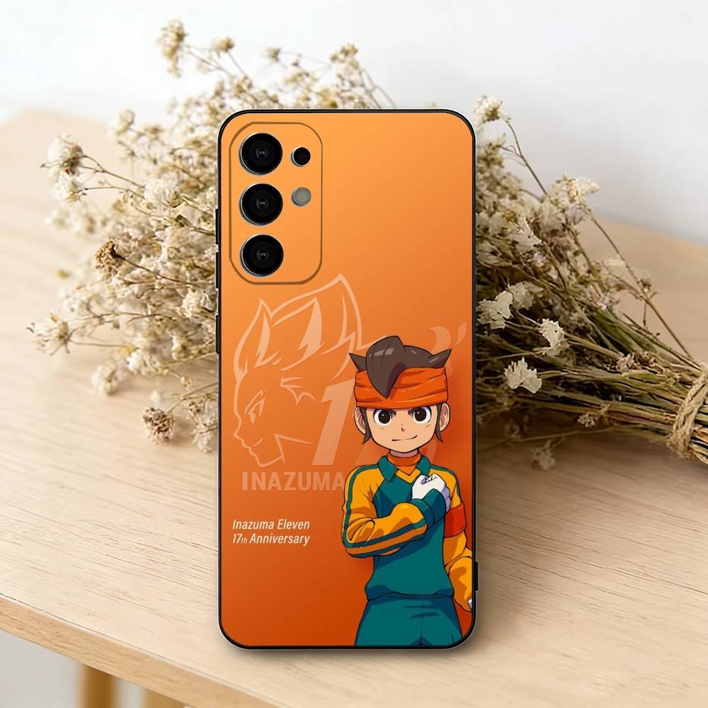 Чехол для телефона Inazumas Anime E-Eleven для Samsung S25, S24, S21, S22, S23, S30, Ultra, S20, Plus, Fe, Lite, Note, 10, Черный чехол