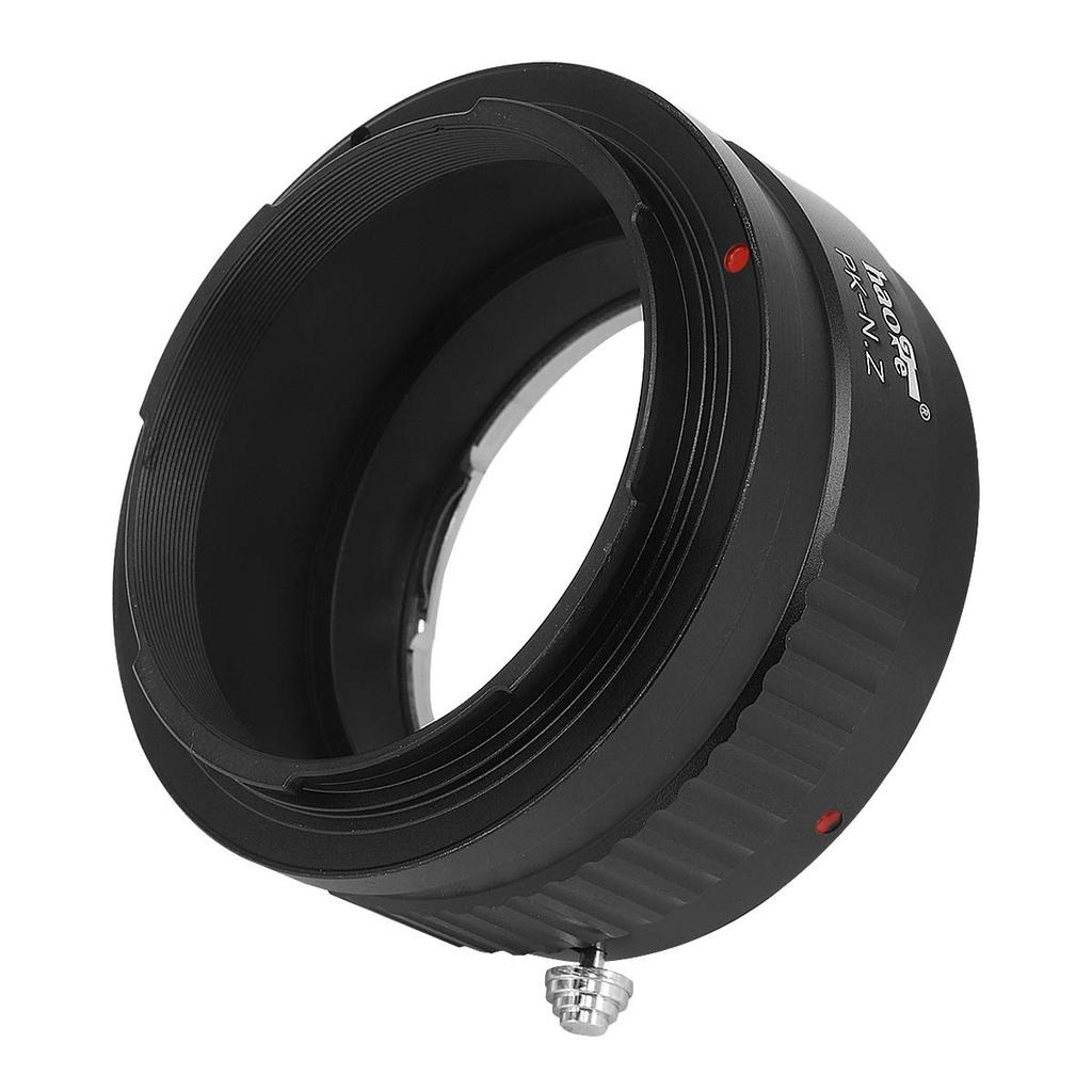 Haoge Manual Lens Mount Adapter for Pentax K PK Lens To Nikon Z Mount Mirrorless Cameras Such As Z50 Z7II, Z6ii, Z6, Z7,