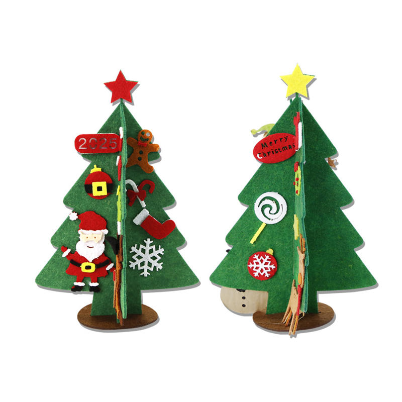 DIY Felt Christmas Tree Handmade Christmas Tree Christmas Decoration Christmas Party Santa Claus Material Package