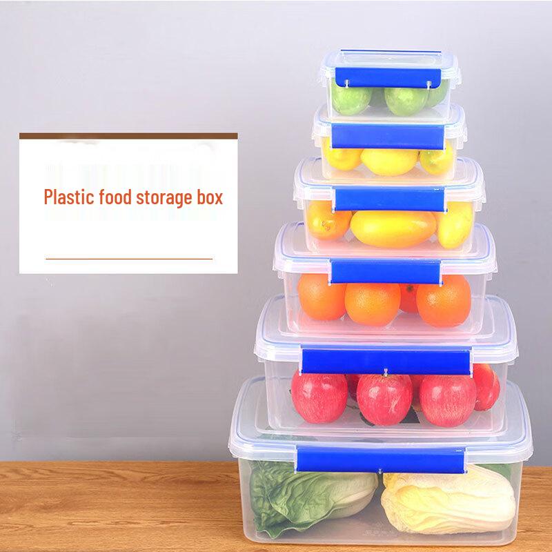1.5L Transparent Plastic Food Storage Container
