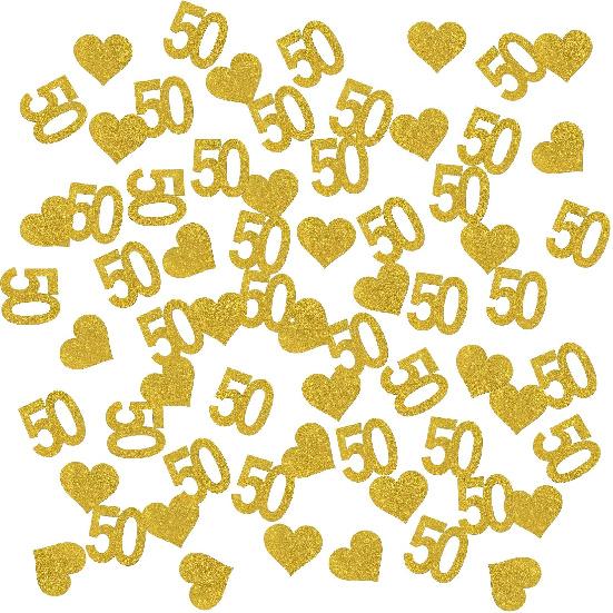 INNORU Number 20 Confetti Gold Glitter, Happy 20th Birthday Table Confetti, Twenty Years Paper Scatter, 20th Anniversary Cheers to 20 Years Party