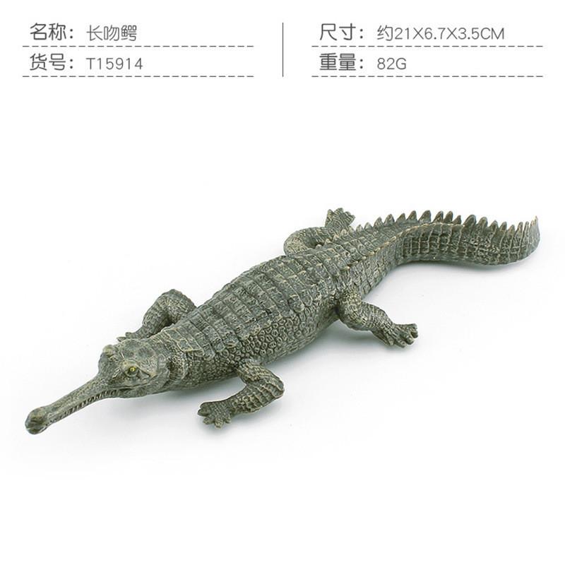 Crocodile Models Lifelike In Pvc Featuring Long Snouted And Emperor Crocodile Static Displays