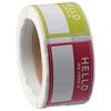 Hello My Name Is Name Tag Blank Name Labels Multi Purpose Name Stickers Office