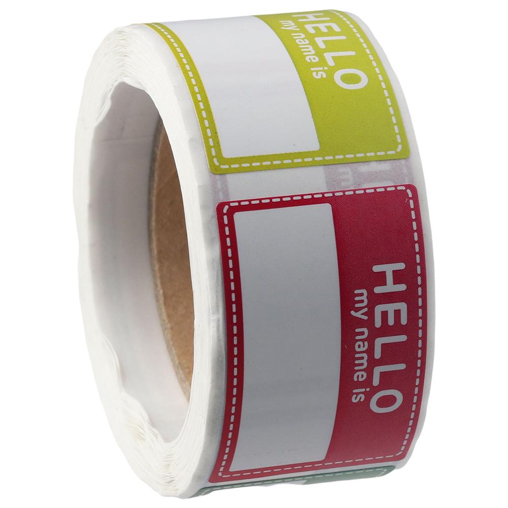 Hello My Name Is Name Stickers Blank Name Labels Multi Purpose Name Tag Office