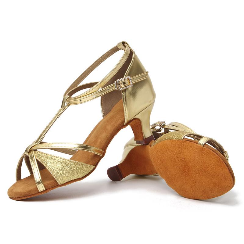 Туфли для латинских танцев на среднем каблуке 5 см, женские туфли для бальных танцев, туфли для танго и сальсы