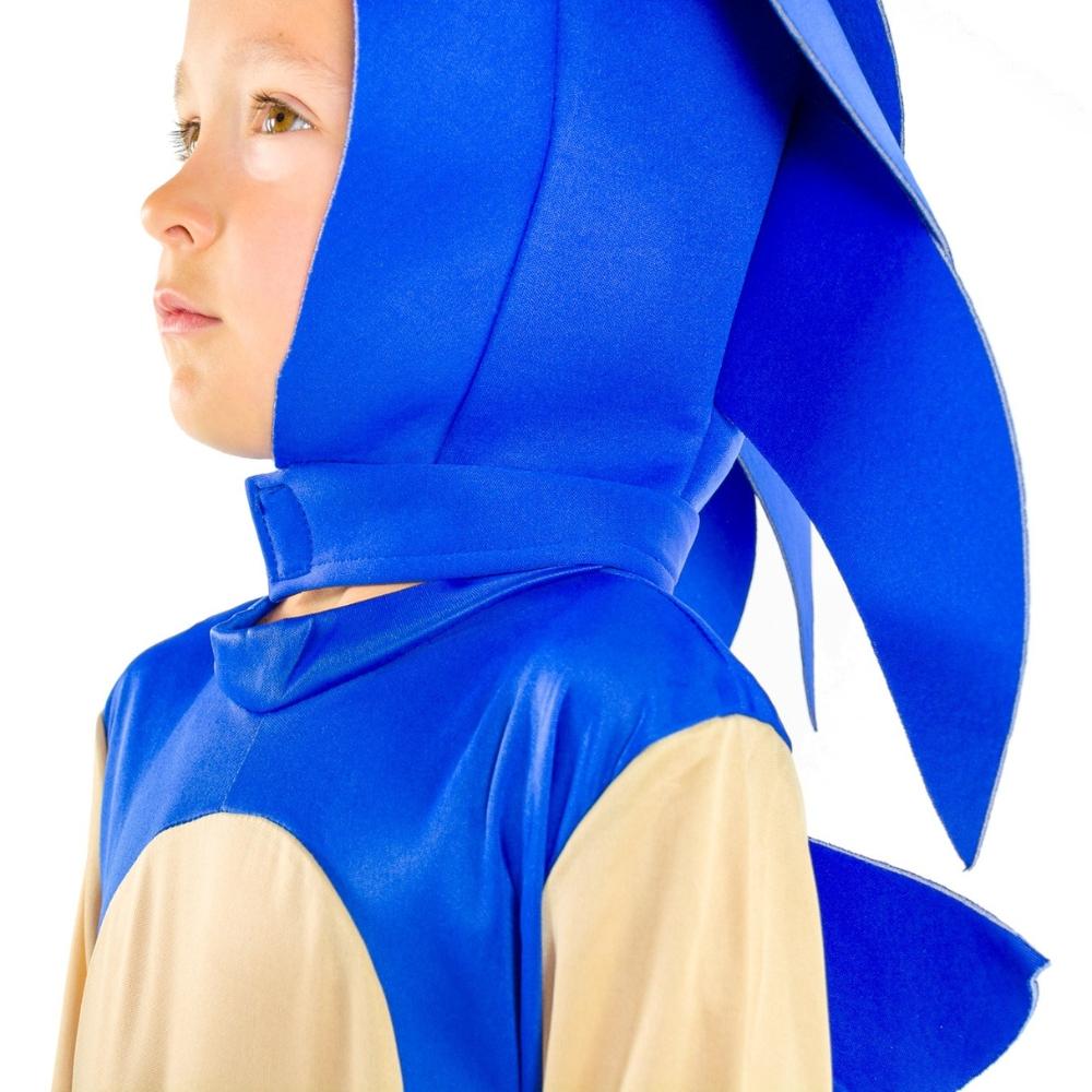 Sonic Outfit Costume Disguise Ball Kindergarten Kigurumi Hedgehog S 116/122