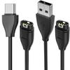 PVC Fast Charging Cable for Garmin Fenix8 7x 6S PRO Vivoactive Forerunner 265s Venu Sq Music 2 2S