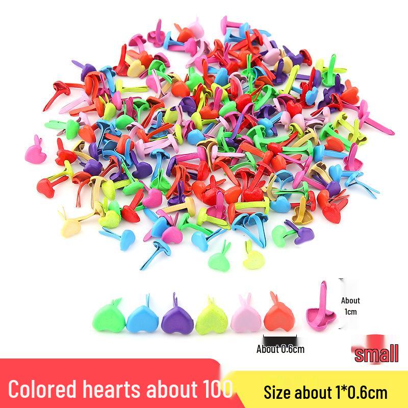 Цветные детские ручной работы гвоздики с раздвоенными ножками для DIY декора