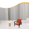 2Pcs 1: 12 Miniature Dollhouse Armchair End Table Accessories Decoration Decor DIY Enthusiasts
