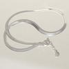 Еще одно колье-цепочка «Змея» 4 мм (silver925)(2color)