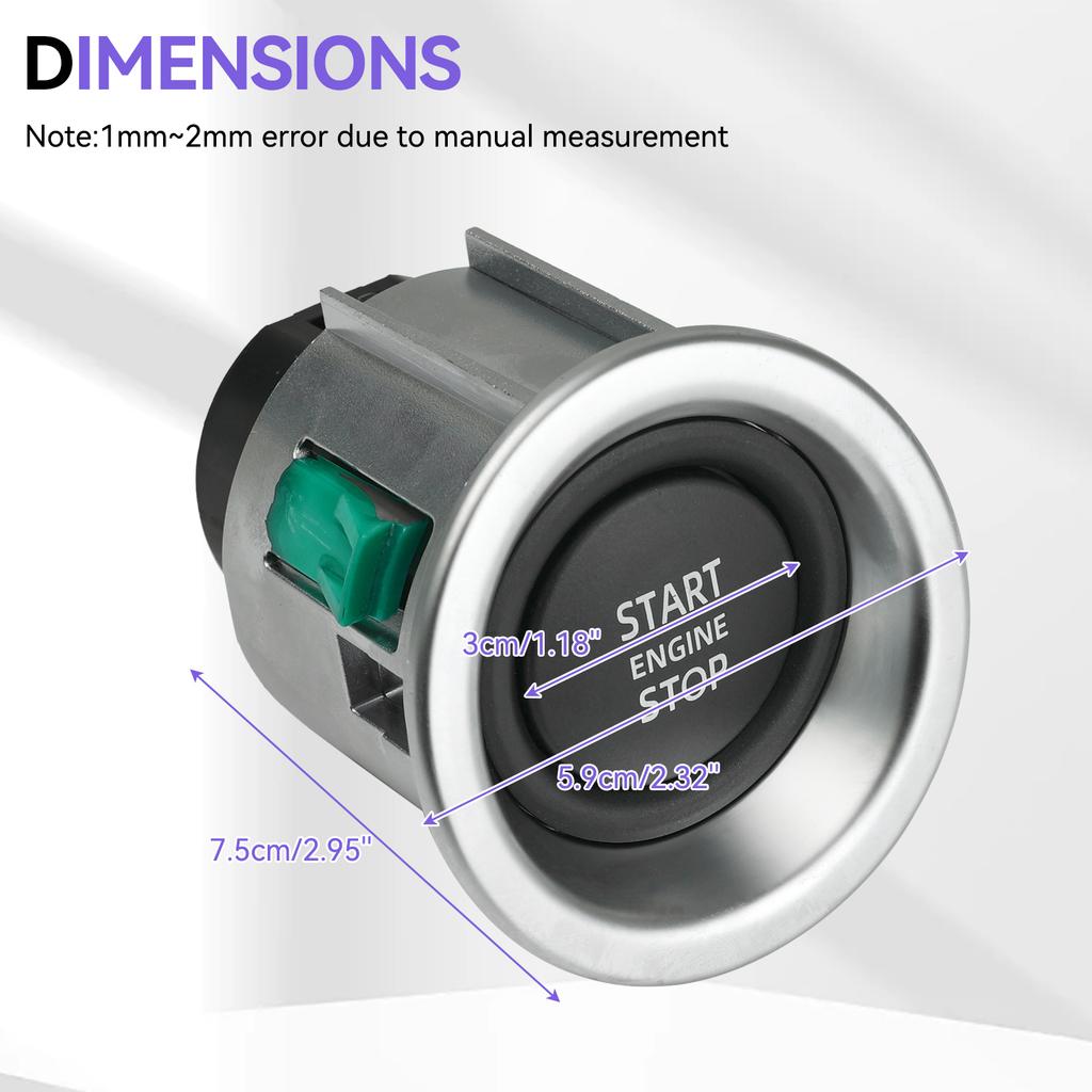 Car Engine Key Start Stop Button Ignition Switch For Land Rover Range Rover L322 2010-13 Keyless Start Switch LR050802 LR011897