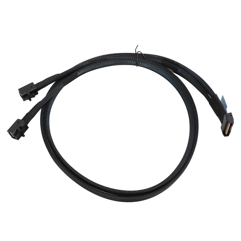8i to 2 SFF 8643 Cable PCIe 5.0 32GT s for MCIO X8 to Mini SAS HD SFF 8643 Cord for Server Data Center 31.5in
