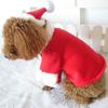 Рождественские костюмы для собак и кошек, забавный костюм Санта-Клауса для собак, кошек, зимняя теплая одежда для собак, одежда для чихуахуа, мопса, йоркширской одежды