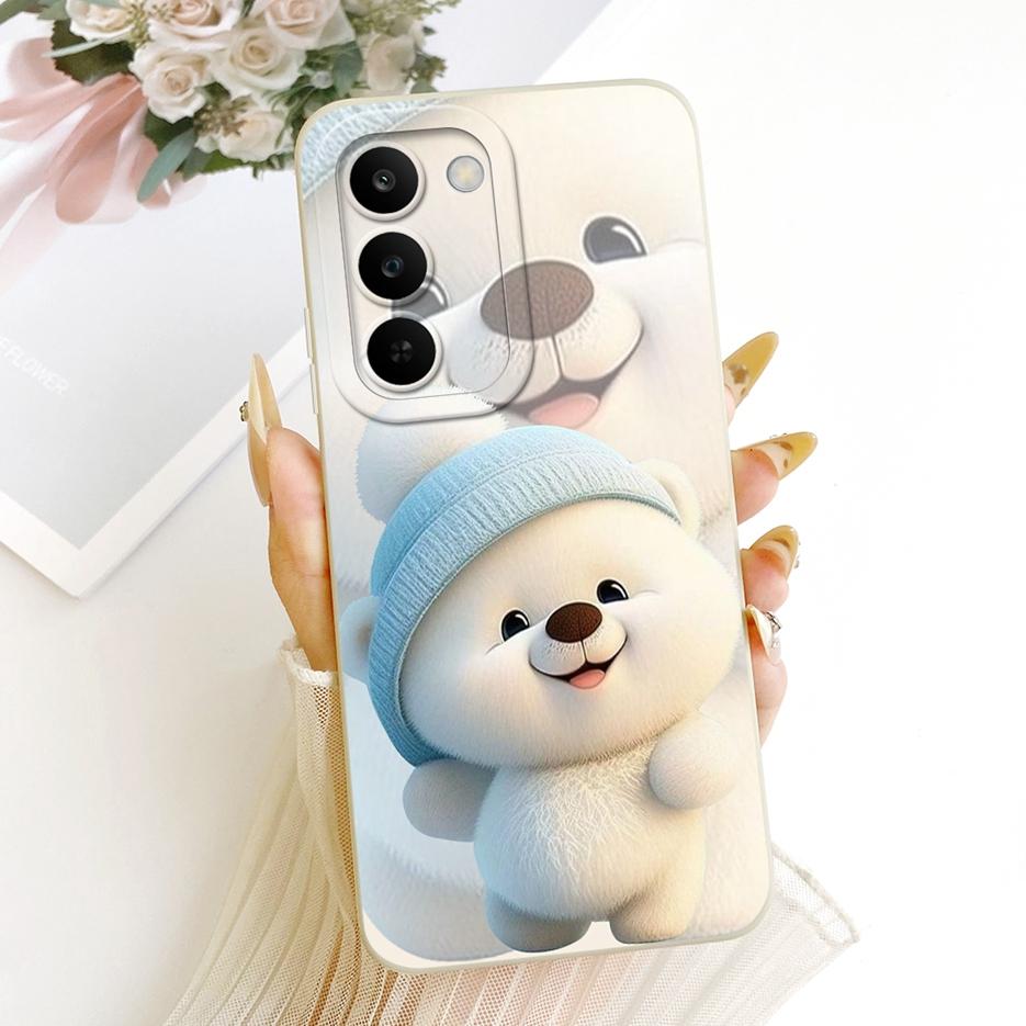 Чехол для Realme C83 5G Чехол для Realme P4 Lite 5G RMX5261 Милый мультяшный чехол-кролик Мягкий силиконовый чехол для Realme C100 5G Чехол для RealmeC83