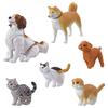 TAKARA TOMY Ania Dog and Cat Lively Set Animal Dinosaur Toy for Ages 3 and Up