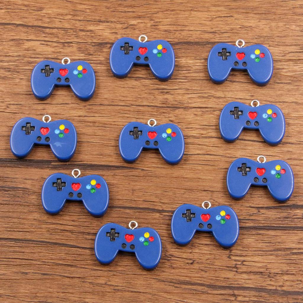 10-цветная подвеска из смолы для игровой консоли своими руками для подвески, браслета, ожерелья или багажа