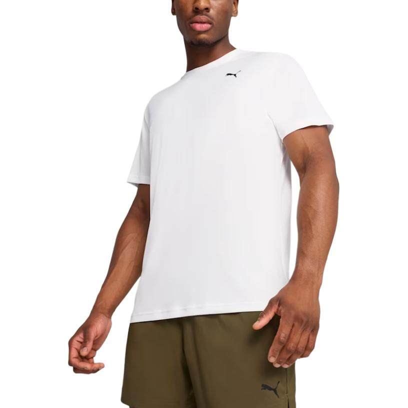Puma Футболки мужские белые с круглым вырезом 527338-02