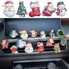 Car Air Fresheners Vent Clips Car Santa Christmas Tree Diffuser Vent Clip Car Air Vent Decoration Air Outlet Aromatherapy