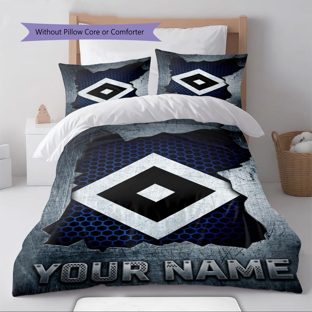 Name Custom Hsv bilder Pattern Bedding Set Quilt Cover Pillowcase Home Decor Gift (1 * duvet cover + 2 * pillowcase, without core)
