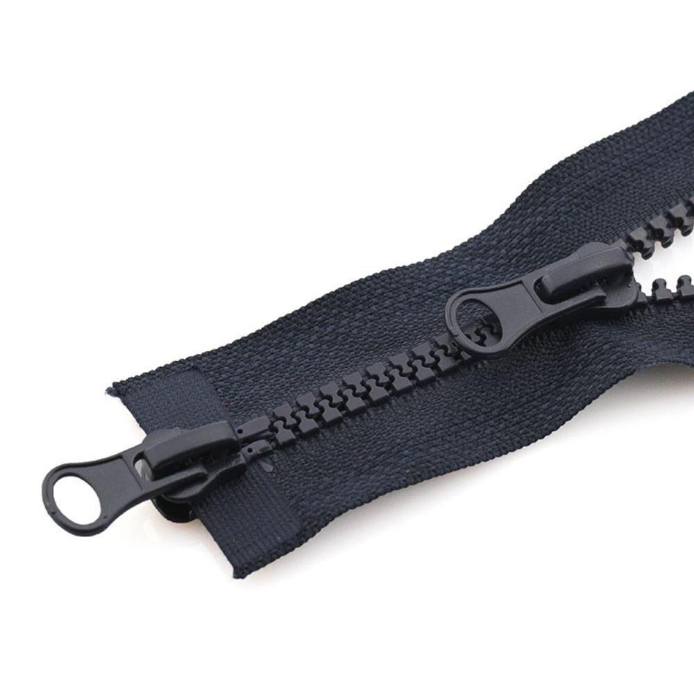 #5 Двусторонняя массивная молния 90 см Куртка Длинные молнии Новая смоляная молния