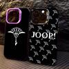 Роскошный модный J-Joop Чехол для телефона с матовым цветом задней панели для IPhone 17 16 15 14 13 12 11 Pro Max Plus