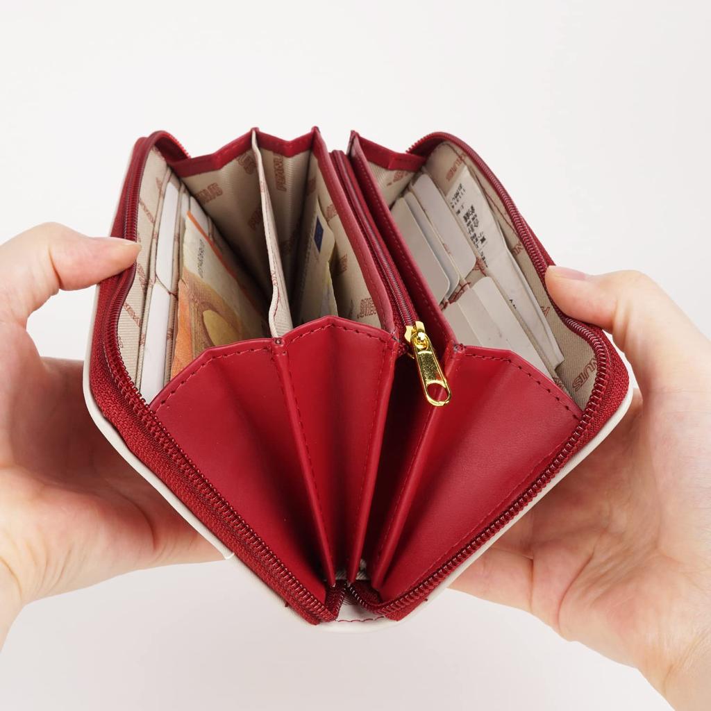 Snoopy Кошелек длинный на круговой молнии Тисненый Милый Peanuts SNOOPY PEANUTS Персонаж Милый Кошелек большой вместимости Упаковка Рождество [E-mono] Женский (зеленый)