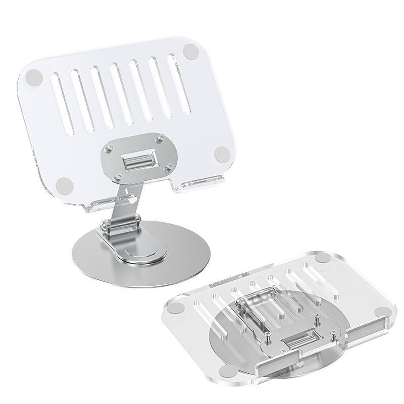 Портативная телескопическая вращающаяся подставка из алюминиевого сплава для планшетов и мобильных телефонов