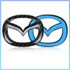 Для Mazda 6 3 CX5 5 2 323 CX7 Demio Atenza Axela MX30 CX30 CX3 CX9 RX8 RX7 ABS Наклейка на центр рулевого колеса автомобиля Аксессуары