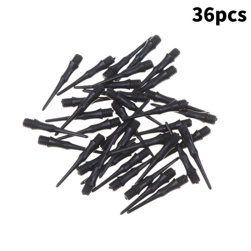 Replaceable Soft Plastic Dart Tips  Stubby Points Set with Durable Shafts for Darts Bar Practice