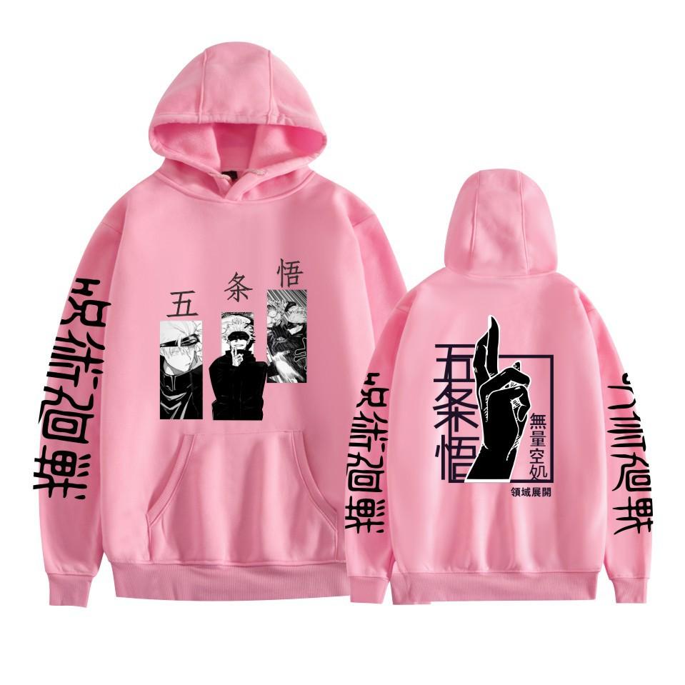 Аниме джудзюцу кайсен толстовка Gojo Satoru Harajuk толстовка мужская уличная мода повседневная одежда весна-осень