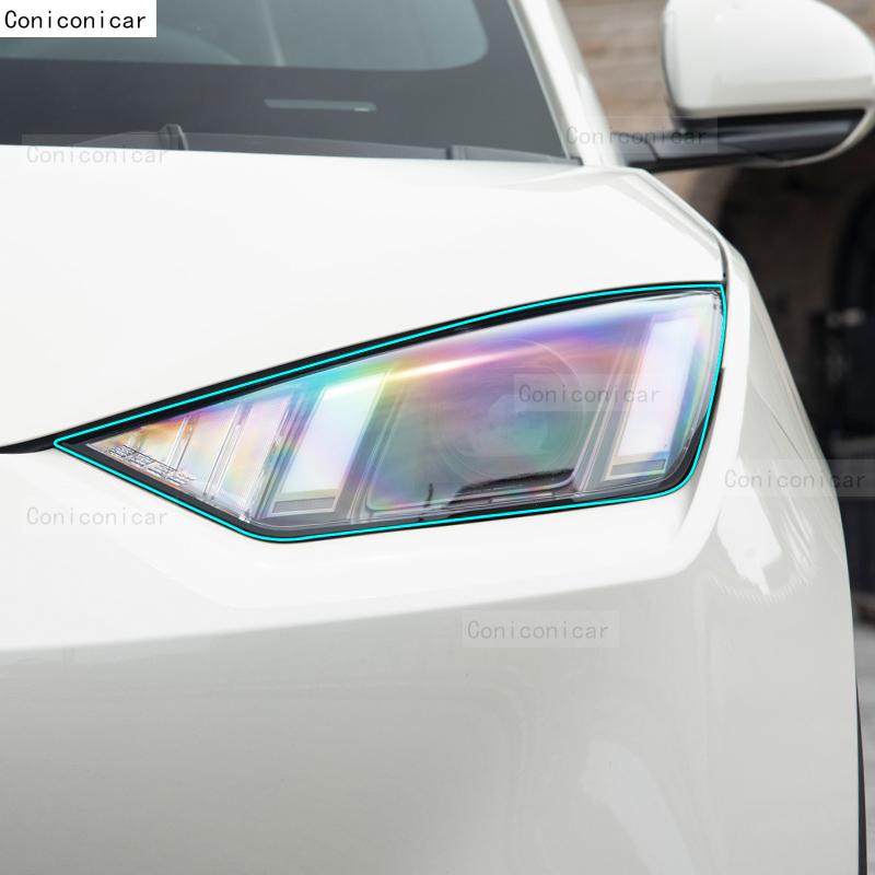 For BYD SEAGULL EV 2025 Car Headlight Transparent TPU Protective Film Front Light Tint Change Color Sticker Accessories