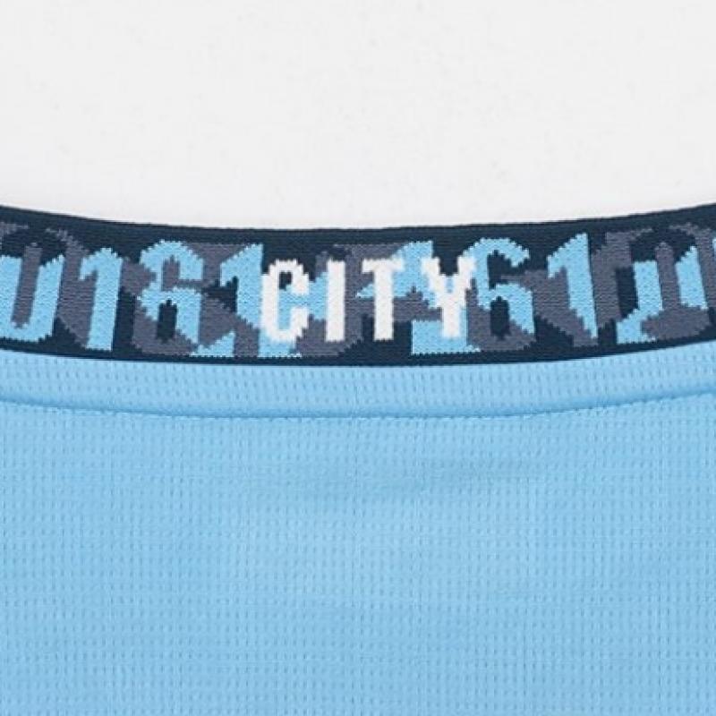Puma Man City Home Ls Джерси с длинным рукавом Джерси Manchester City 2024 25