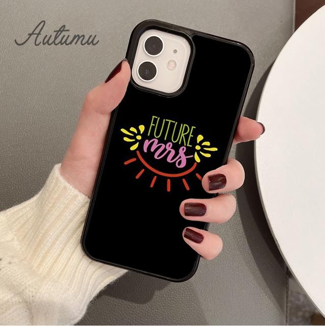 Чехол для телефона «Будущая миссис Невеста» для iPhone 17 Air 15 16 16e 11 12 13 14 Pro Max Plus Cover coque Fundas Shell