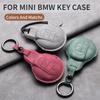 Чехол-брелок для ключа автомобиля для BMW Mini COOPERS COUNTRYMAN ONE JCW CLUBMAN F56 F55 F54 F57 F60 Roadster Кожаный брелок