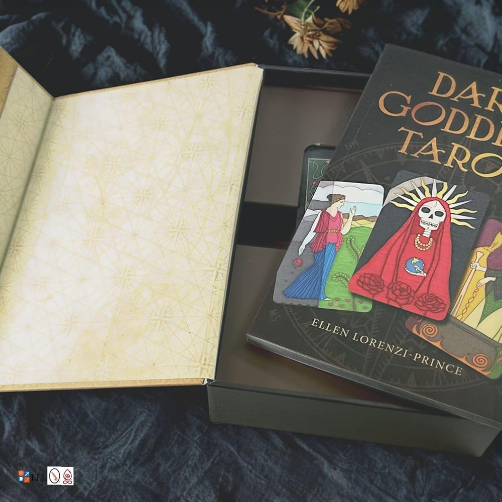 I.I.J Dark Goddess Tarot, Waite Edition, 78 Cards, Tarot Reading, with Japanese Instructions, Authentic