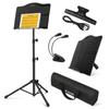 Music Includes Storage and Music Height Adjustable from 42cm To Music Lightweight Steel Stand Stand, Lightweight, Foldable, Light, Bag, Clip,