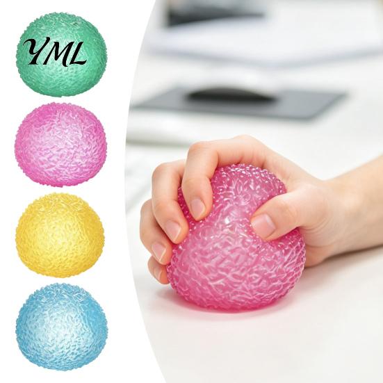 Travel Friendly Fidgets Crunchy Stress Ball, Ice Slushie Fidget Toy, Slow Rebound Anxiety Relief Gifts Sensory Squeeze Toy for And Portable