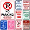 1pc No Parking Anytime Metal Sign Plaque Vintage Decoration for Garage Home Cafe Game Room Club Bar 8×12 Inch