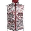 Stella McCartney Padded Gilet Reversible Solid Color Leopard Print Fashion Double-Sided Sports Vest Women Vest Steam-Green Dark-Red IW3842