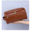 Men Vintage Luxury Toiletry Bag Travel Necessary Business Cosmetic Makeup Cases Male Hanging Storage Organizer Wash Bags